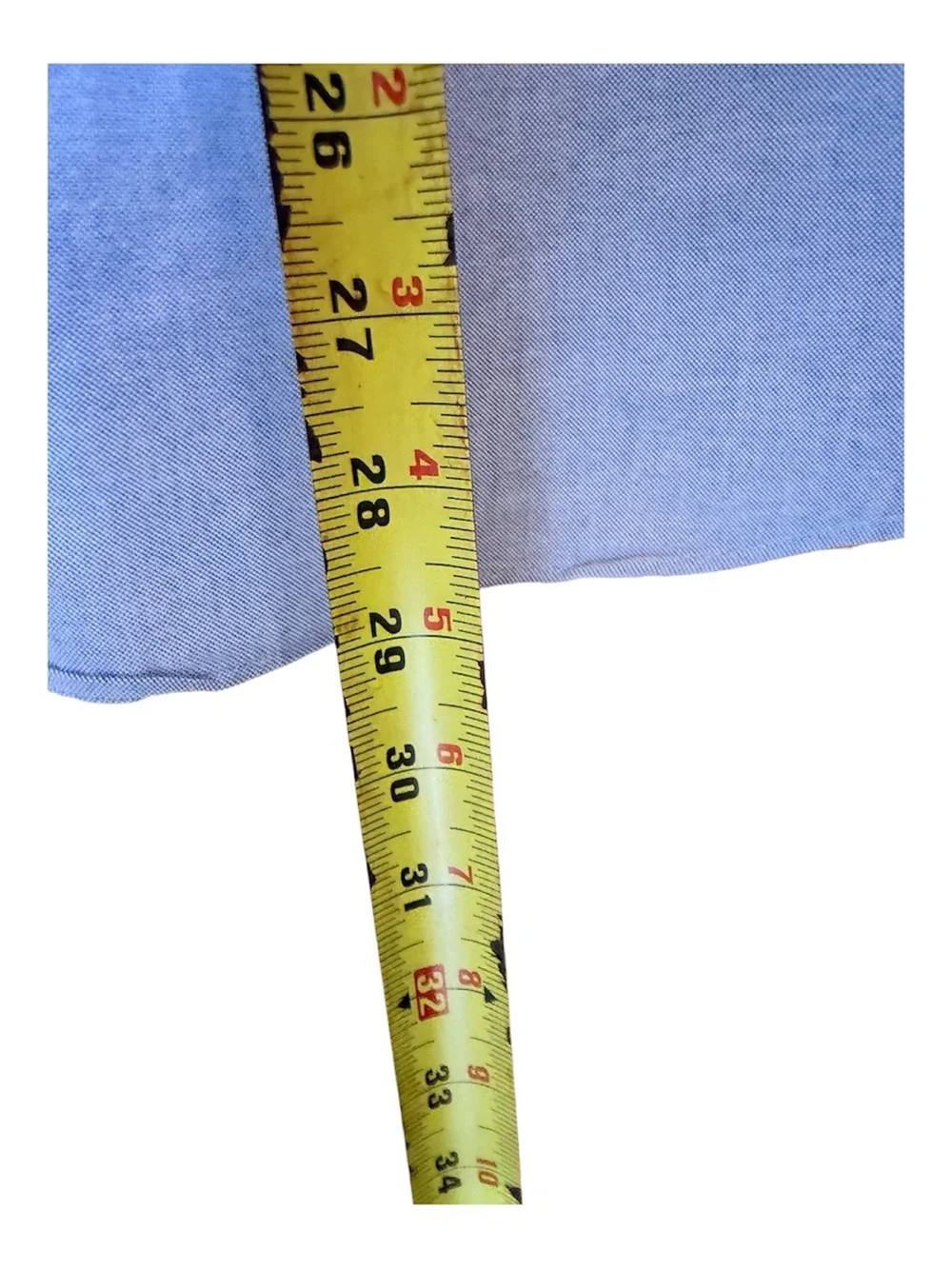 OC & Clothiers Men's Light Blue Textured Dress Shirt - Size 15.5 32/33